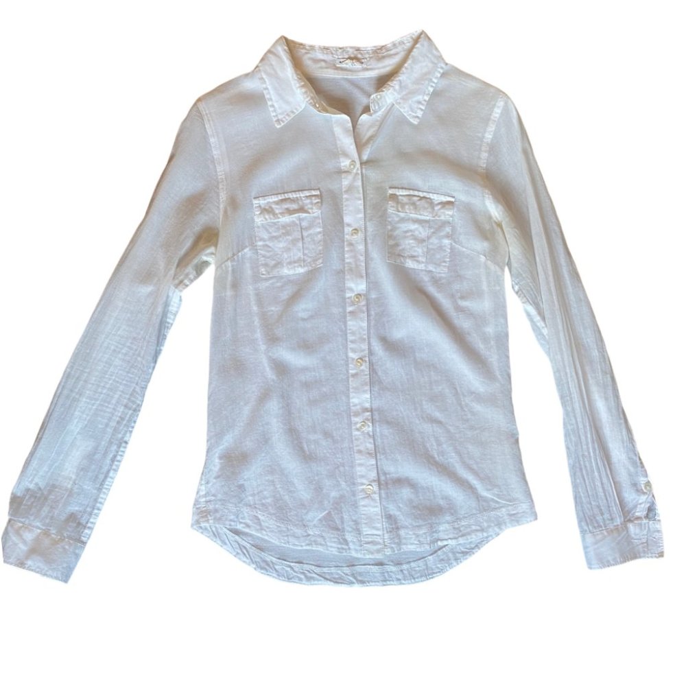 Club Monaco Cotton and Jersey slim fit shirt